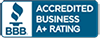 BBB Accredited with A+ Rating